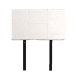 PU Leather Single Bed Headboard Bedhead - White