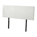 PU Leather Queen Bed Headboard Bedhead - White