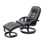 PU Leather Massage Chair Recliner Ottoman Lounge Remote
