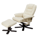 PU Leather Massage Chair Recliner Ottoman Lounge Remote