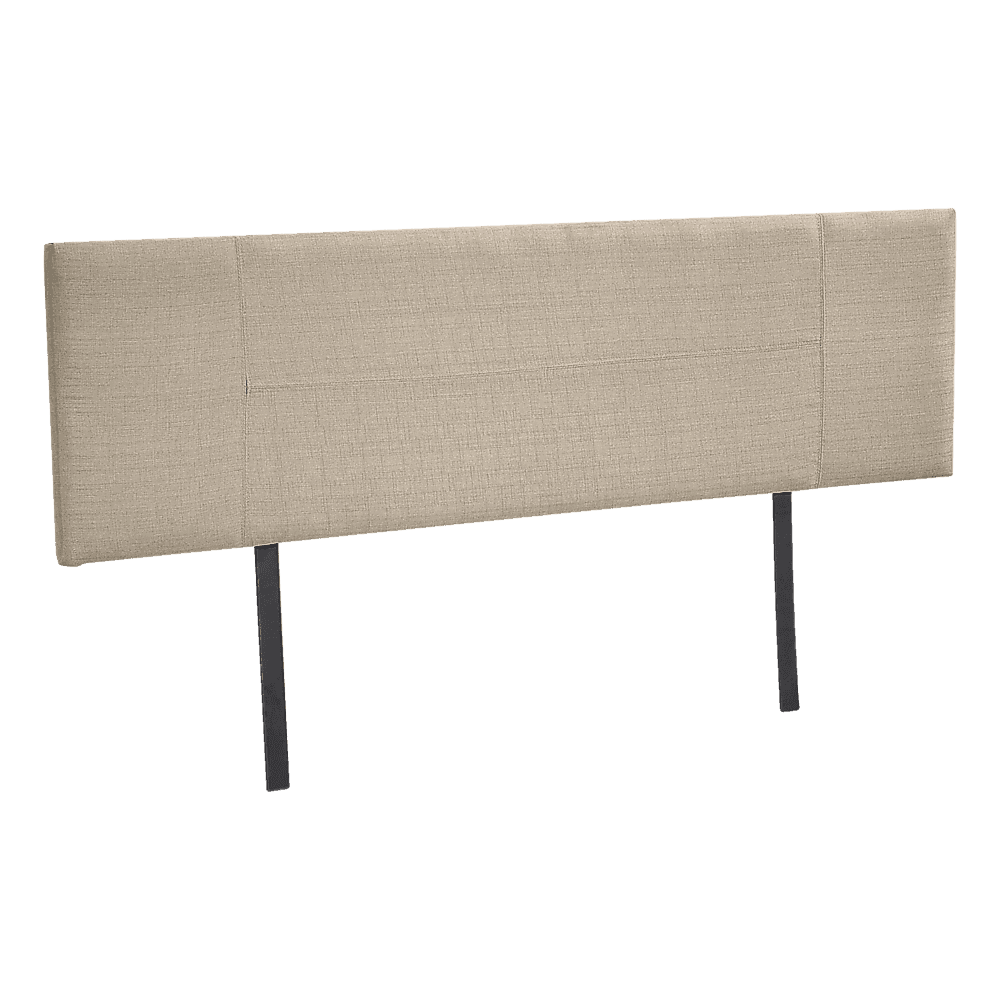 Linen Fabric King Bed Headboard Bedhead – Beige