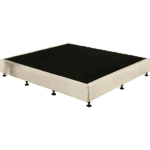 Palermo King Ensemble Bed Base Platinum Natural Sand Linen Fabric