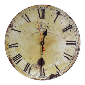 Large Vintage Wall Clock Kitchen Office Retro Timepiece