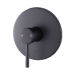 Shower Bath Mixer Tap Bathroom Electroplated Matte Black