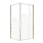 Semi Frameless Shower Screen (98~106)x 195cm & (89~92)x 195cm Side AS/NZS Glass