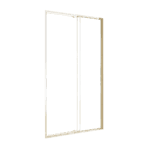 Adjustable Semi Frameless Shower Screen (114~122) x 195cm Australian Safety Glass