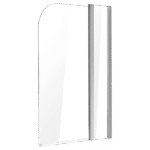 180 Degree Pivot Door 6mm Safety Glass Bath Shower Screen 1000x1400mm By Della Francesca
