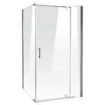 Shower Screen 1200x700x1900mm Framed Safety Glass Pivot Door By Della Francesca