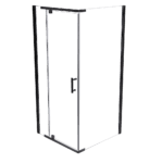 Shower Screen 1200x800x1900mm Framed Safety Glass Pivot Door By Della Francesca