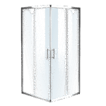 800 x 900mm Sliding Door Nano Safety Glass Shower Screen By Della Francesca