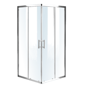 900 x 800mm Sliding Door Nano Safety Glass Shower Screen By Della Francesca
