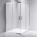1200 x 1000mm Sliding Door Nano Safety Glass Shower Screen By Della Francesca