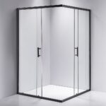 1200 x 1000mm Sliding Door Nano Safety Glass Shower Screen By Della Francesca