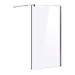 1000 x 2100mm Frameless 10mm Safety Glass Shower Screen