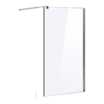 1100 x 2000mm Frameless 10mm Safety Glass Shower Screen