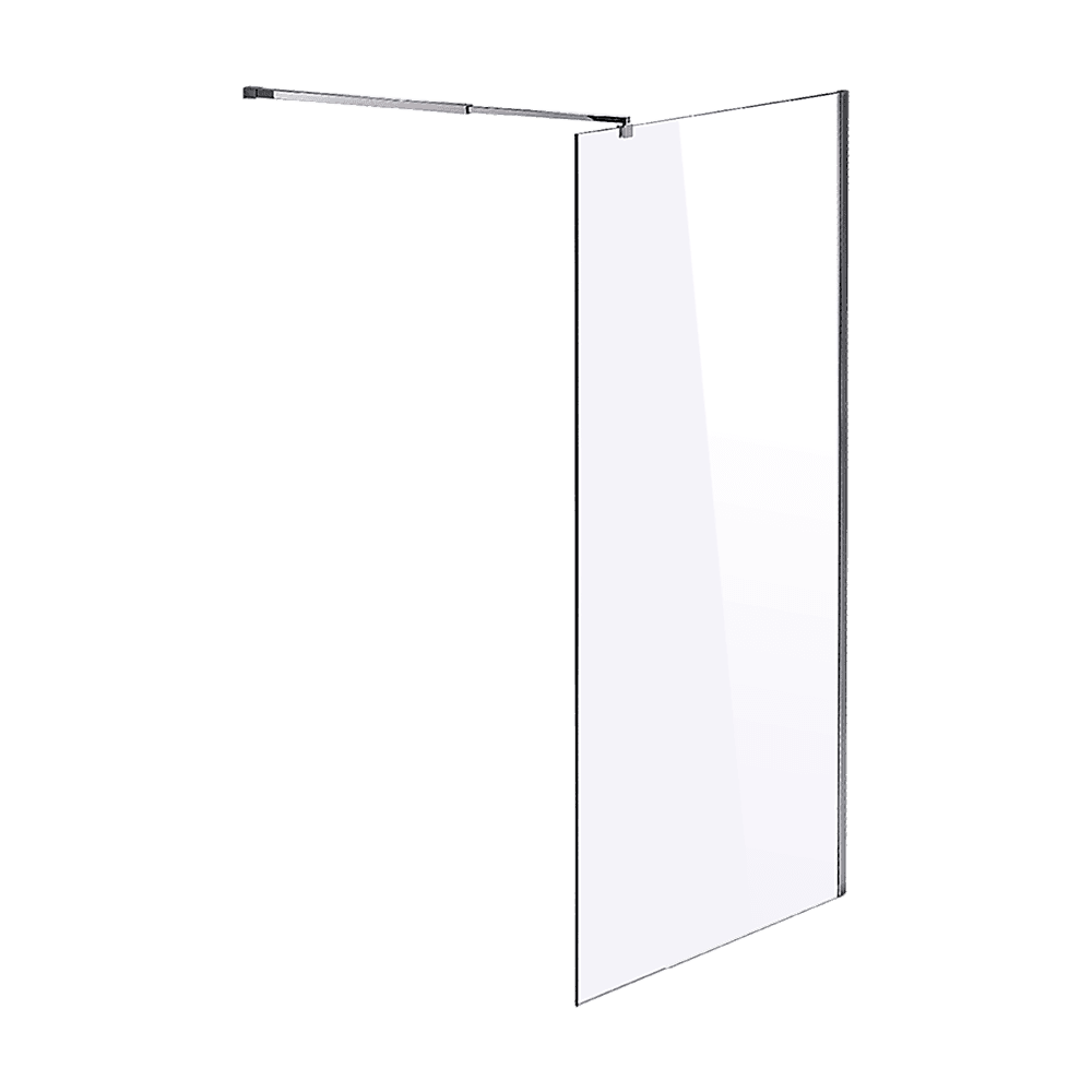 1200 x 2000mm Frameless 10mm Safety Glass Shower Screen