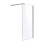 1100 x 2000mm Frameless 10mm Safety Glass Shower Screen