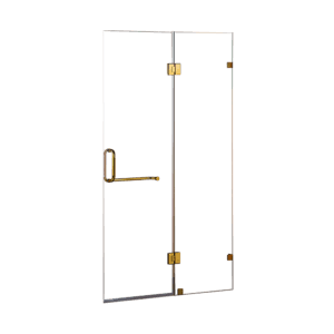 100 x 200cm Wall to Wall Frameless Shower Screen 10mm Glass By Della Francesca