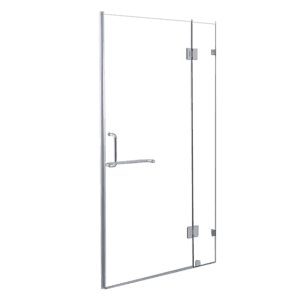 100 x 200cm Wall to Wall Frameless Shower Screen 10mm Glass By Della Francesca