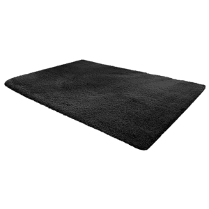 200x140cm Floor Rugs Large Shaggy Rug Area Carpet Bedroom Living Room Mat – Black