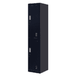 2-Door Vertical Locker for Office Gym Shed School Home Storage