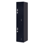 2-Door Vertical Locker for Office Gym Shed School Home Storage