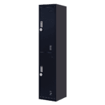 2-Door Vertical Locker for Office Gym Shed School Home Storage
