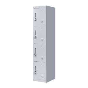 4-Door Vertical Locker for Office Gym Shed School Home Storage