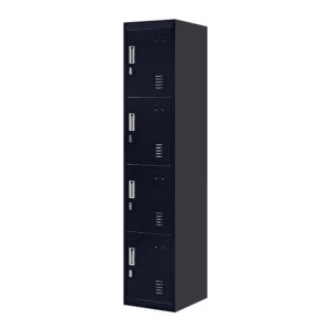 4-Door Vertical Locker for Office Gym Shed School Home Storage