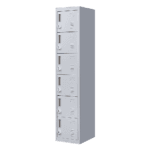 6-Door Locker for Office Gym Shed School Home Storage