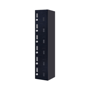 6-Door Locker for Office Gym Shed School Home Storage