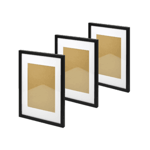 Photo Frames Collage Black A3 Picture Frame Wall Set Home Decor 3PCS