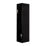 Black Two-Door L-shaped Office Gym Shed Storage Lockers