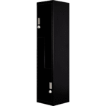 Black Two-Door L-shaped Office Gym Shed Storage Lockers