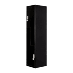 Black Two-Door L-shaped Office Gym Shed Storage Lockers