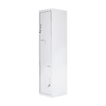 Grey Two-Door L-shaped Office Gym Shed Storage Lockers