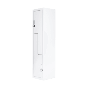 Grey Two-Door L-shaped Office Gym Shed Storage Lockers