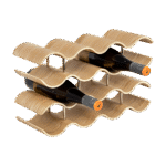 Wooden Wave Wine Rack/Creative Home Grape Wine Holder Shelf Cabinet/Bottle Rack