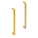 15x Brushed Brass Drawer Pulls Kitchen Cabinet Handles - Gold Finish 256mm