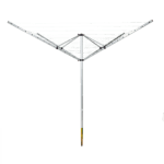 4 Arm Rotary Airer Outdoor Washing Line Clothes Dryer 50m Length