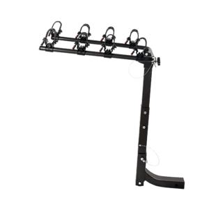Premium 4-Bike Carrier Rack Hitch Mount Swing Down Bicycle Rack W/ 2″ Receiver