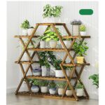 Bamboo Multilayer Flower Plant Bonsai Rack Shelf Stand Porch Lawn Patio