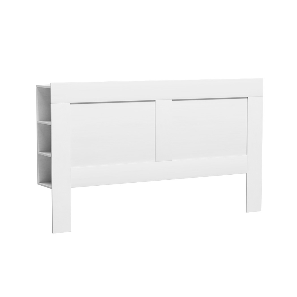 Artiss Bed Head Headboard King with Shelves – CABI White