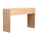 Artiss Console Table Hallway Fluted 120CM Pine