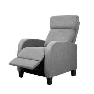 Artiss Fabric Reclining Armchair – Grey