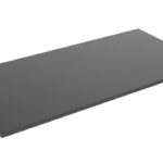 BRATECK Particle Board Desk Board 1800X750MM Compatible with Sit-Stand Desk Frame - Black