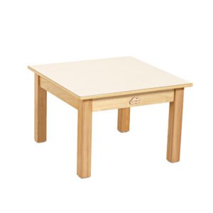 Jooyes Kids Birch Plywood White Square Table – H54cm