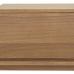 Oscar 1 Drawer Low Bedside Table (Natural)