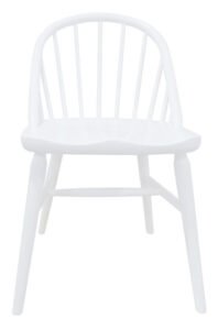 Vera Solid Oak Dining Chair – Set of 2 (White)