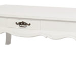 French Provincial 2 Drawer Coffee Table - White